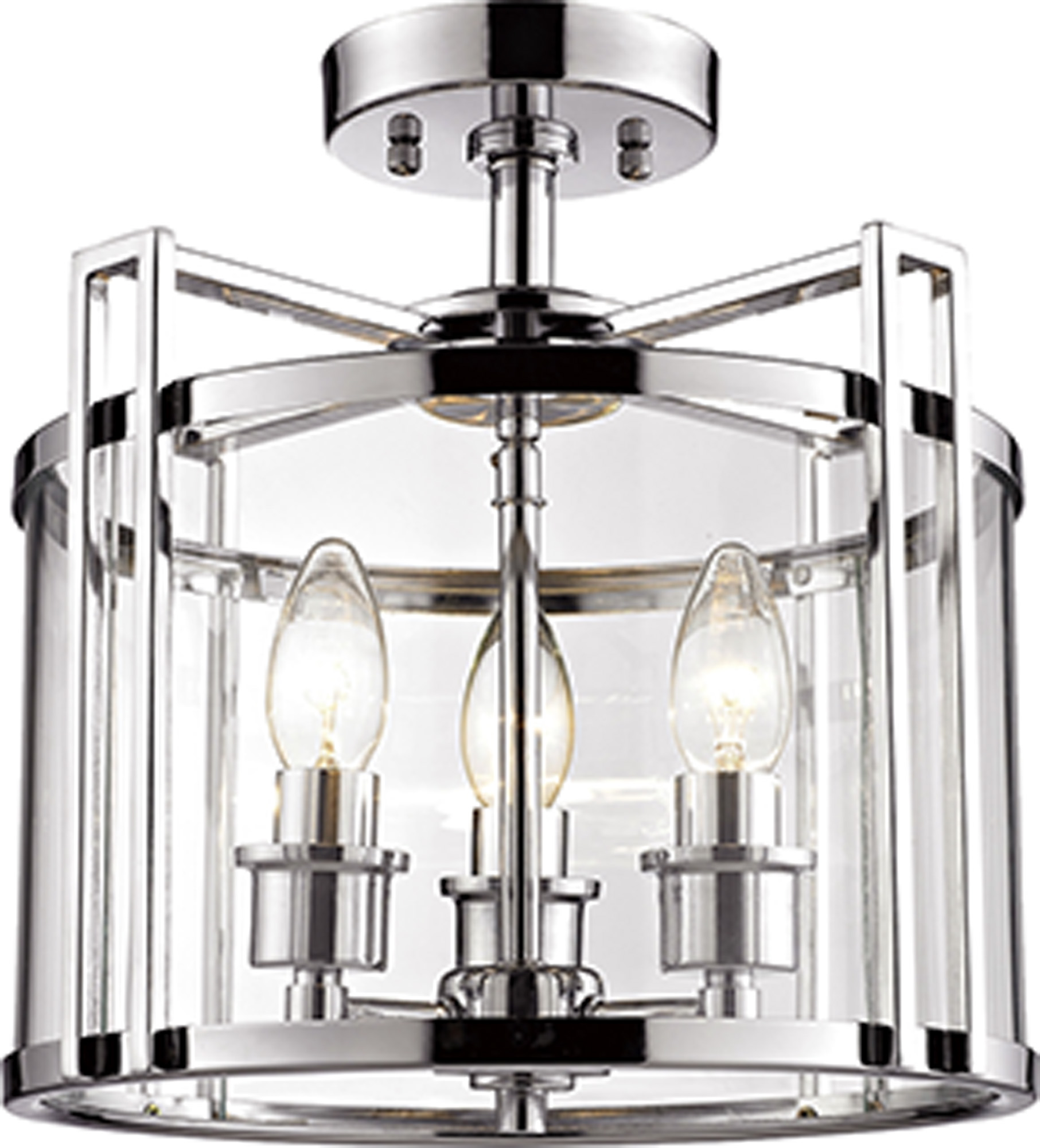 Eaton Polished Chrome Ceiling Lights Diyas Lantern Ranges